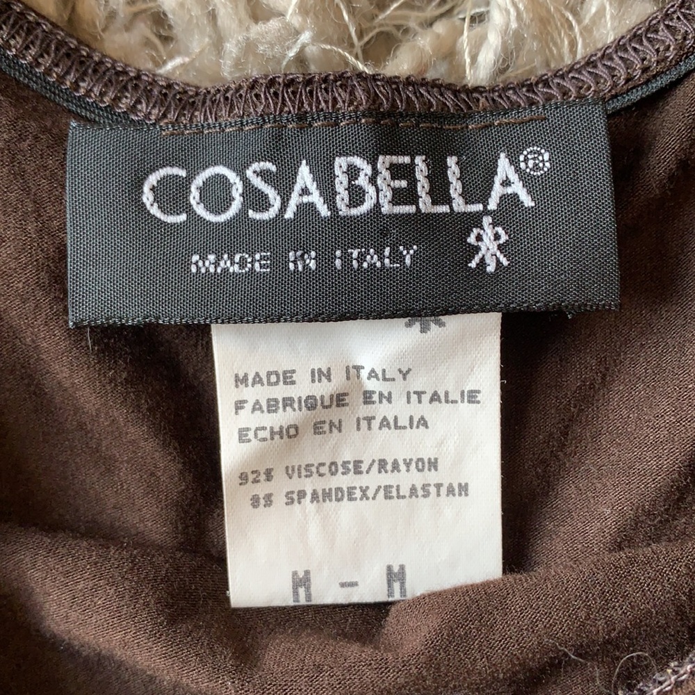 COSABELLA Brown Jersey Knit Maxi Dress - Picture 4 of 7